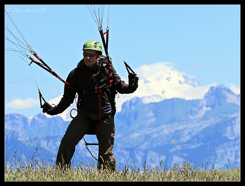 Parapendio Sal�ve - Mt. Blanc