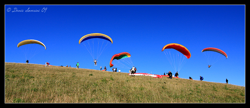 Parapendio Sal�ve - Decollo