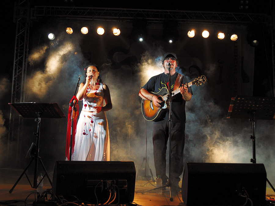 musica in piazza (prova notturna)