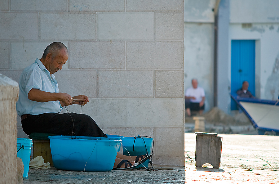 Il lavoro del pescatore