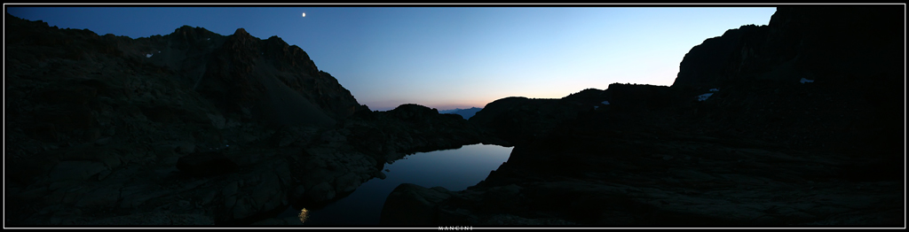 Tramonto dal bivacco delle Forciolline