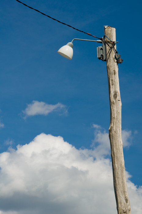 Il palo fabbrica nuvole.
