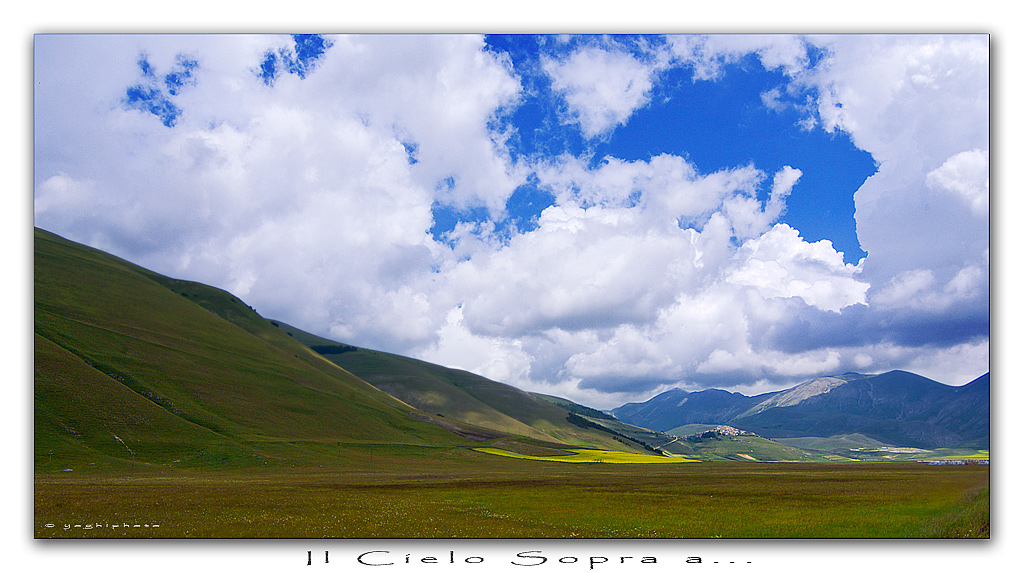 Il cielo sopra....