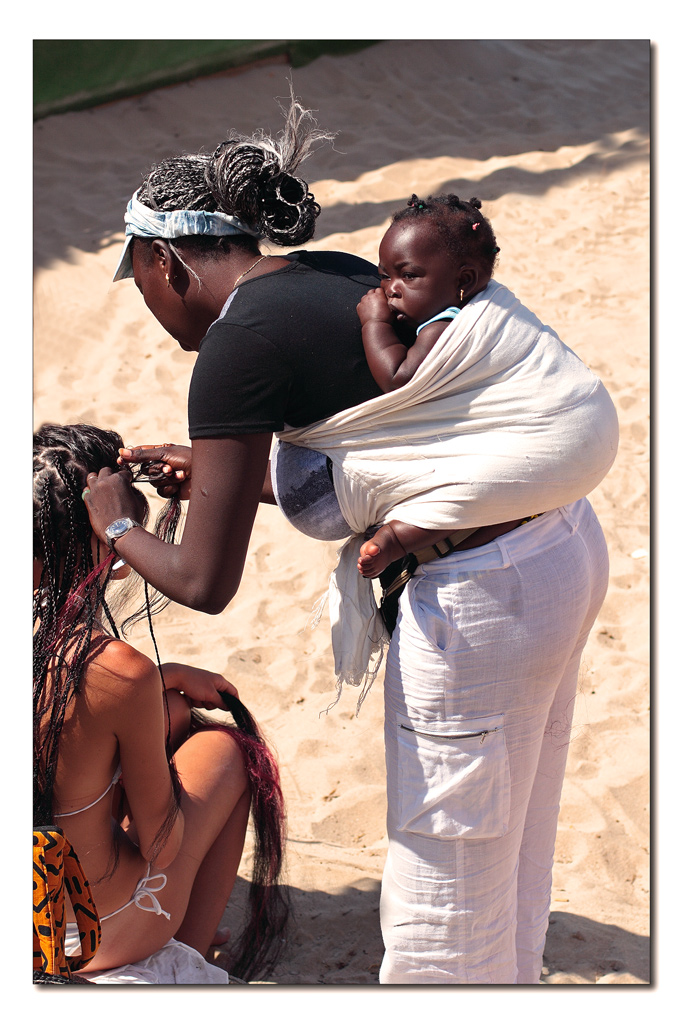 A lavoro con mamma...