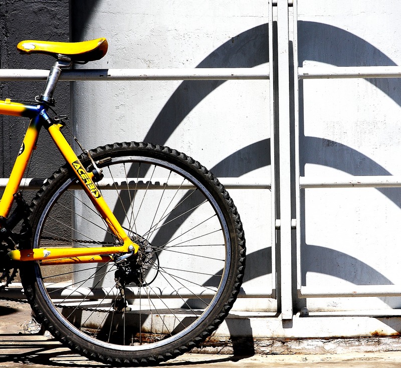 bici gialla