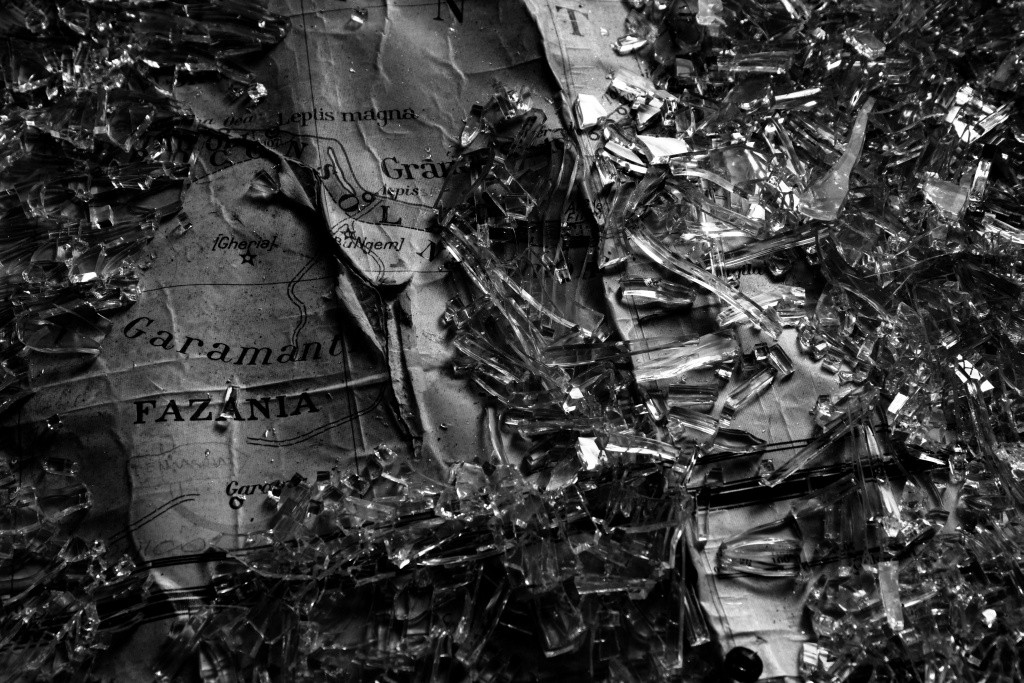 Vetri su carta geografica