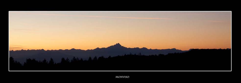 Monviso al tramonto
