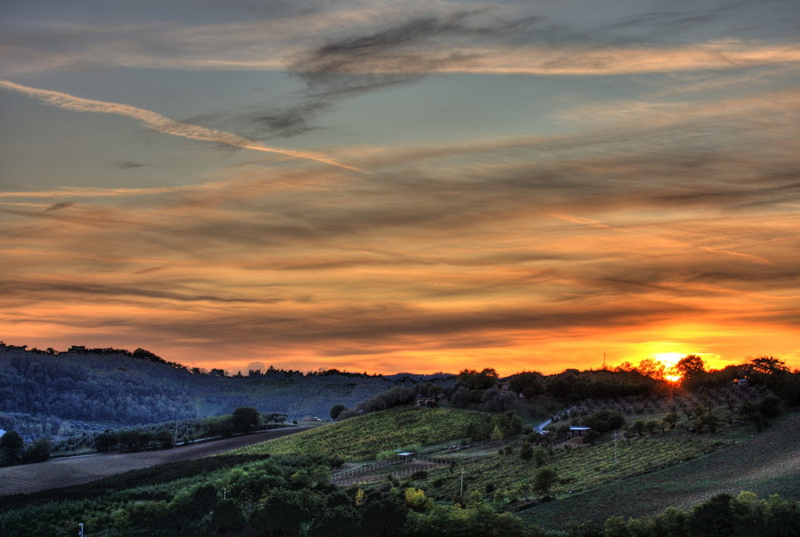 Tramonto in Romagna [HDR]