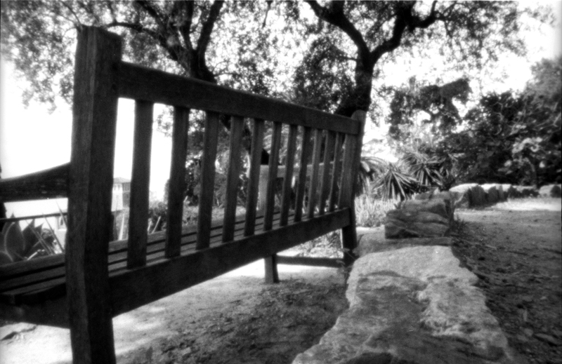 Panchina a Villa Hanbury