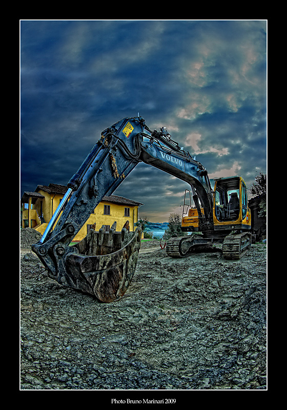 Paesaggio di cantiere