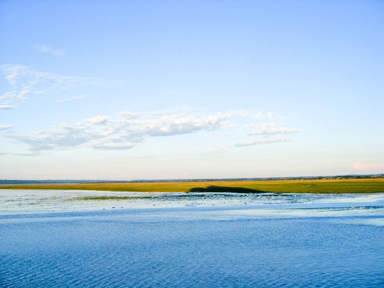 Vista da Mont Saint Michel.