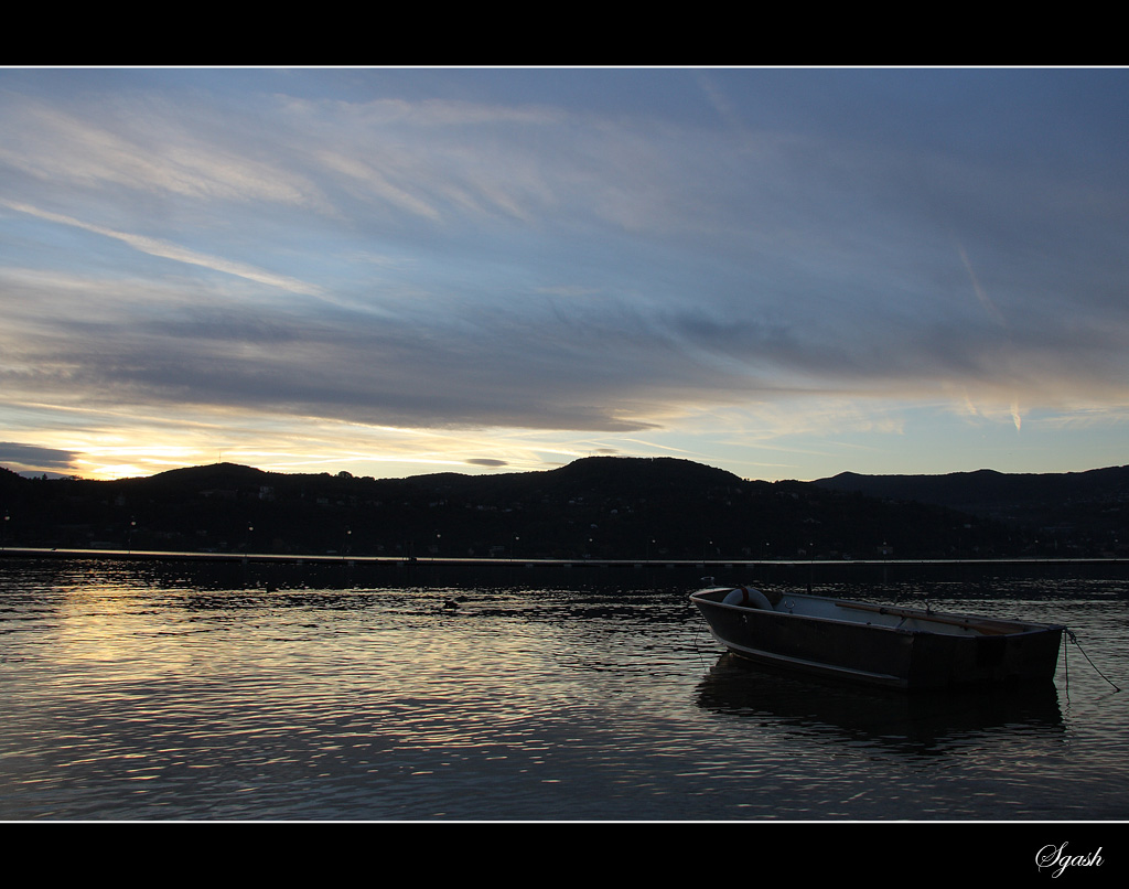 Ed il giorno volge al riposo....