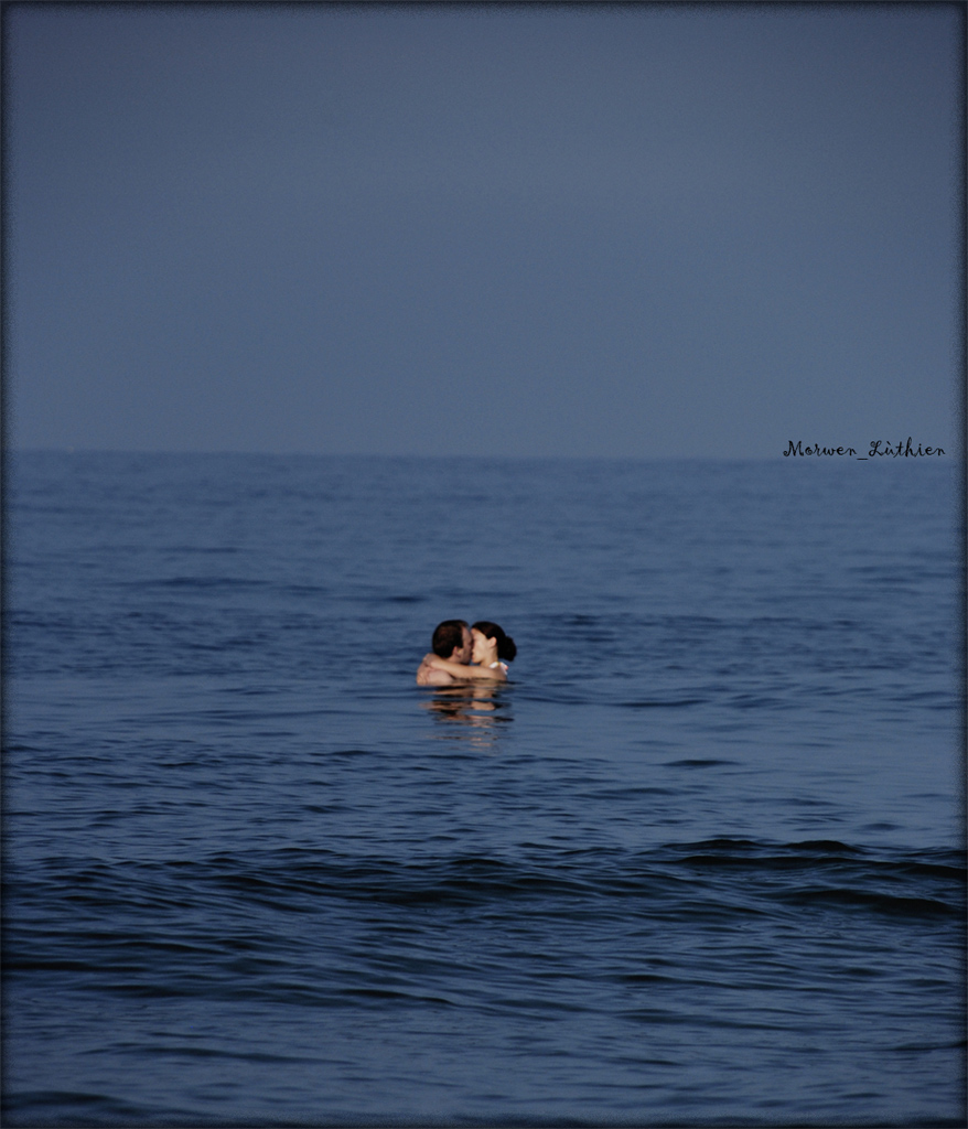 bacio nel profondo blu