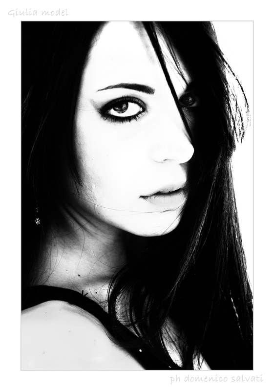 un bianco e nero estremo...