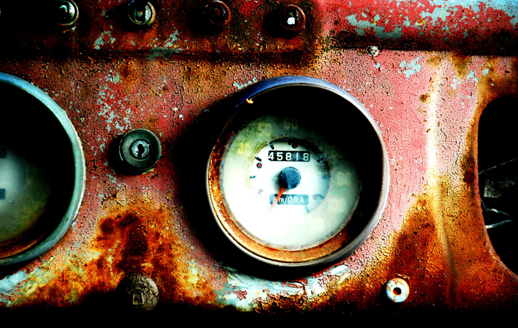 vecchio e arrugginito...