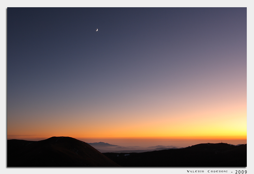 Tramonto sul Terminillo