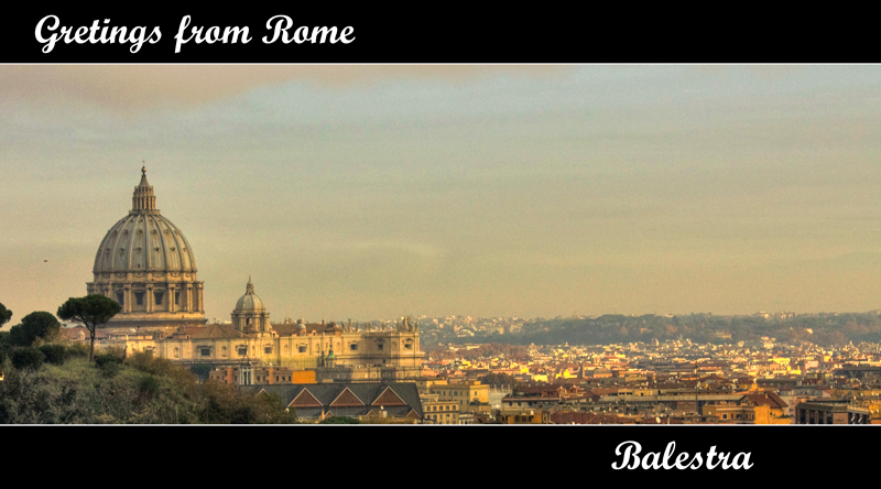 Greetings from Rome