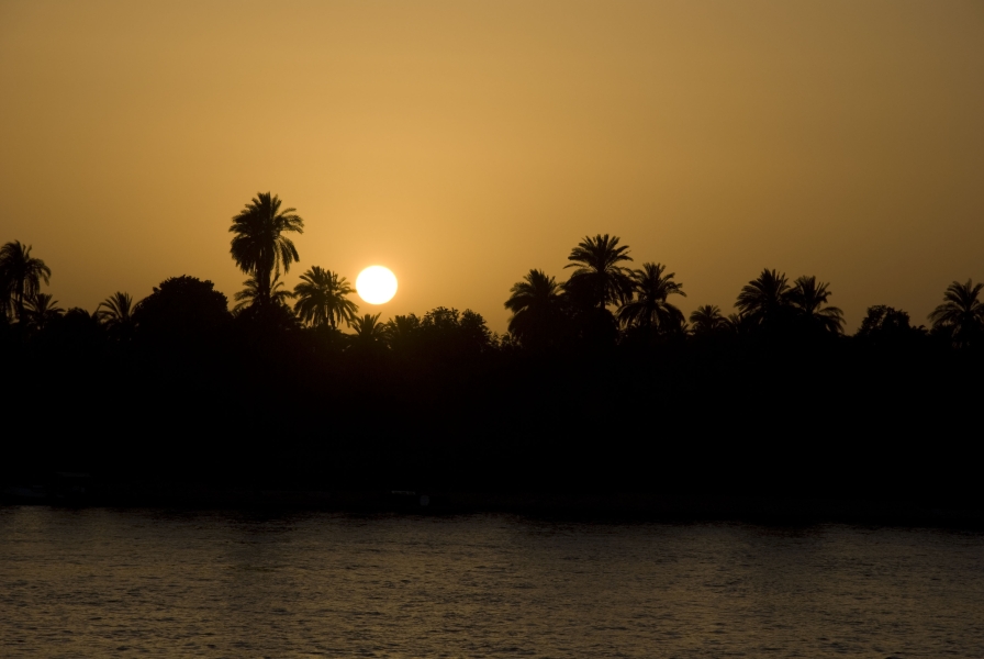 Tramonto sul nilo