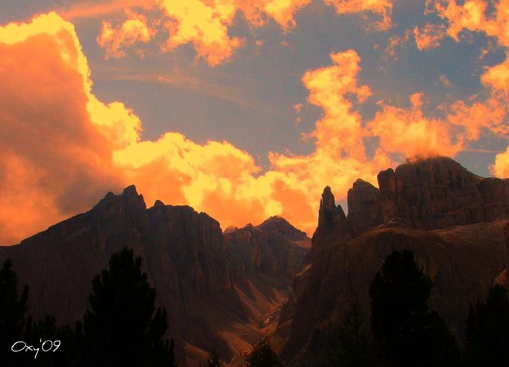 dolomiti oltre il rosso