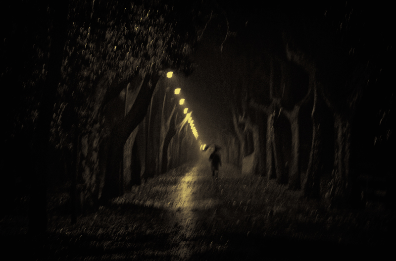 ..sotto la pioggia...