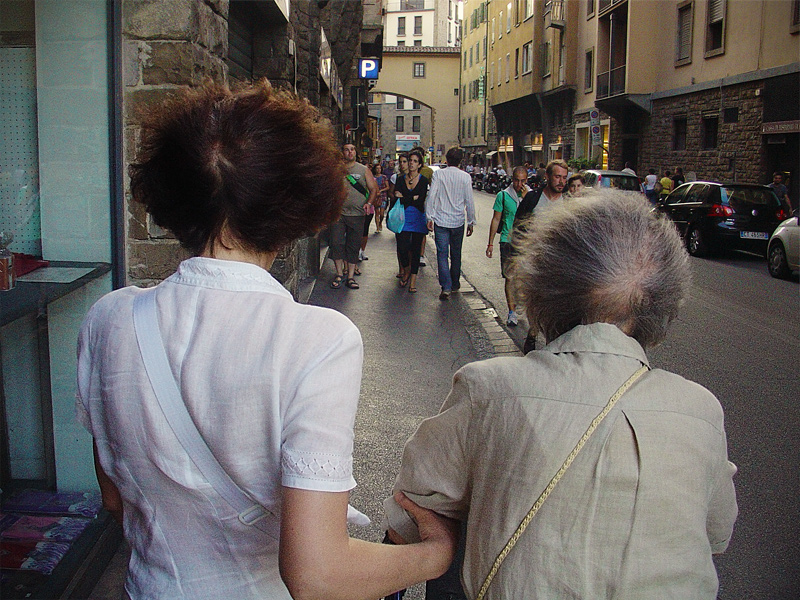 Vicino a Ponte Vecchio, Firenze 2009