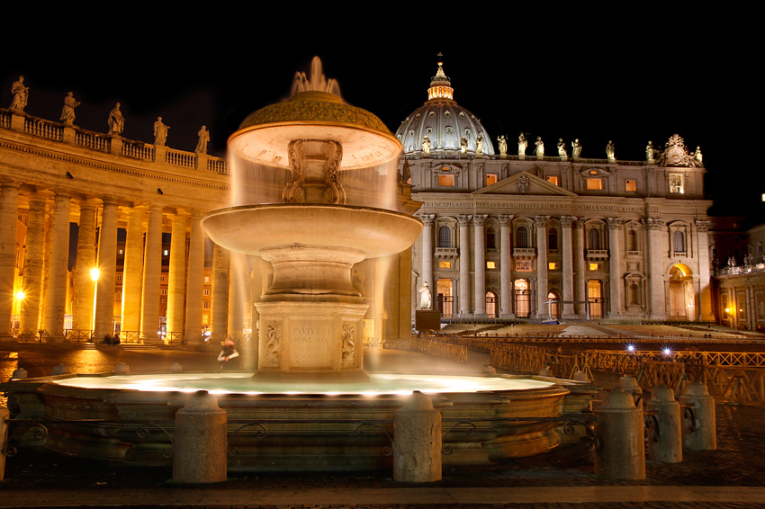 S. Pietro doppia esposizione con PhotoShop