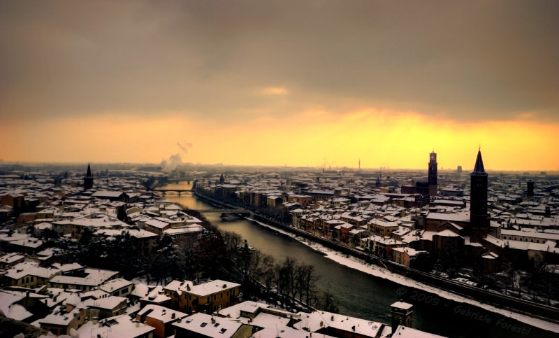 Verona's winter Afternoon