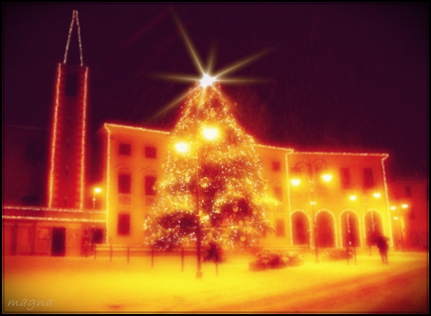 Montebello under snow..