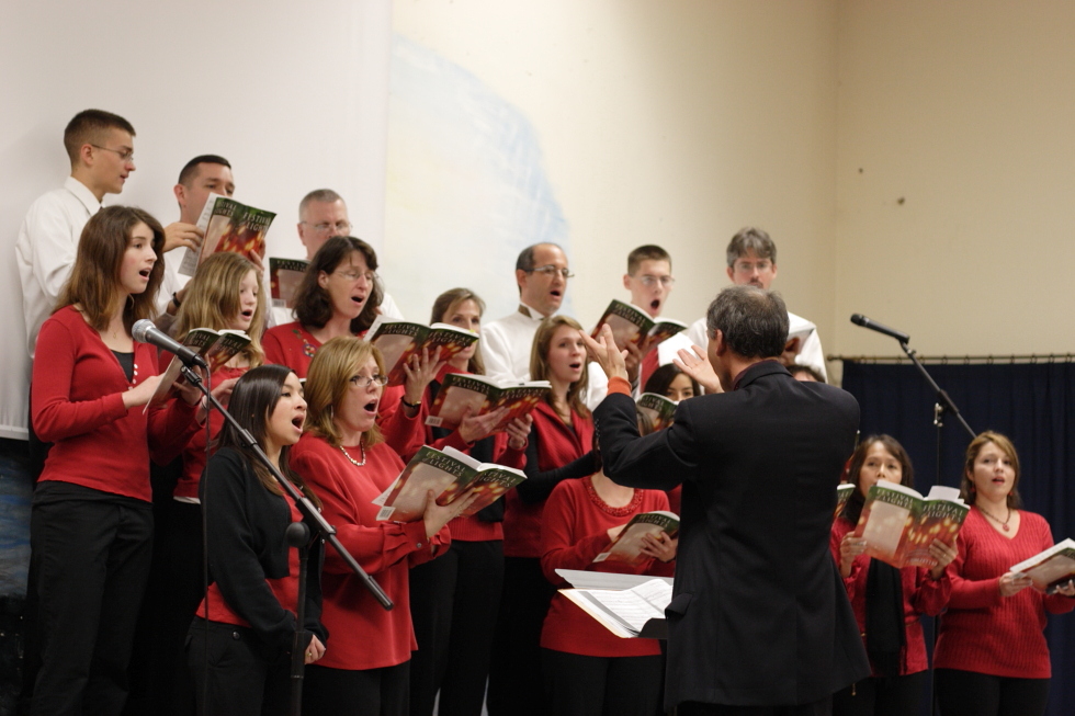 Il direttore e il coro