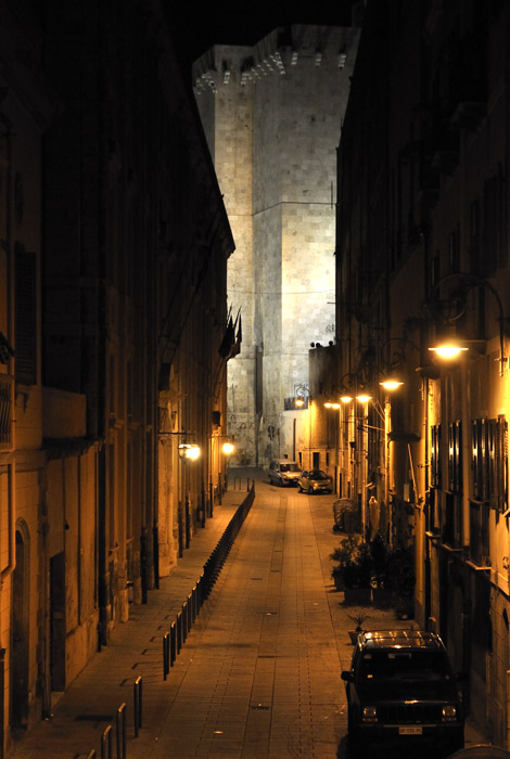 Cagliari by night