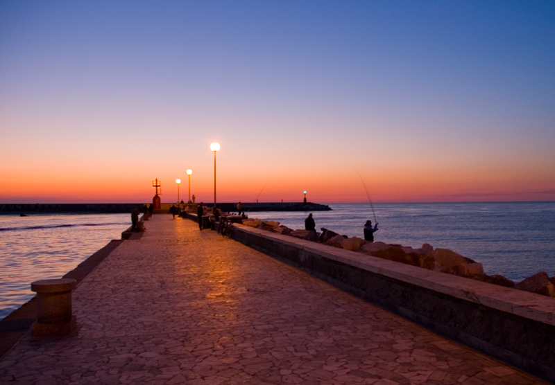 Viareggio, il molo.