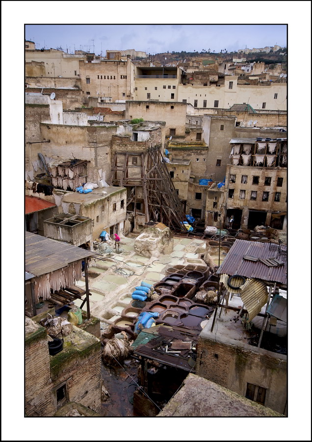 Souk dei conciatori di pelli