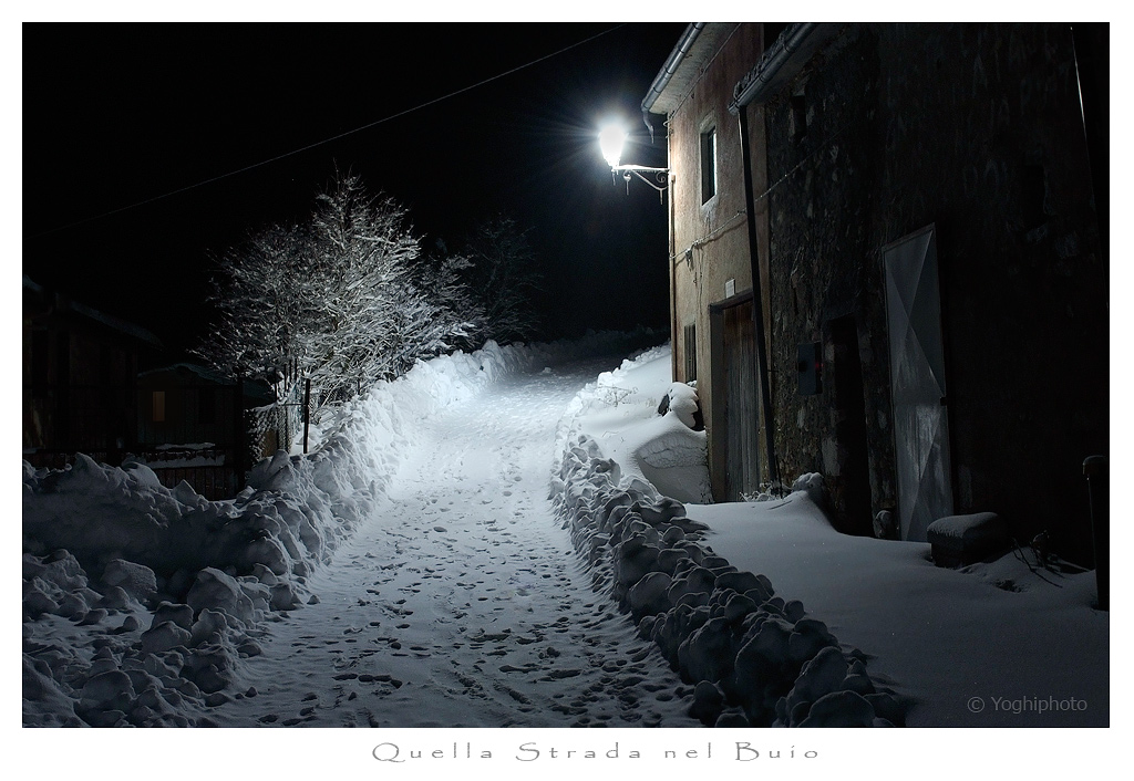 Quella Strada nel buio