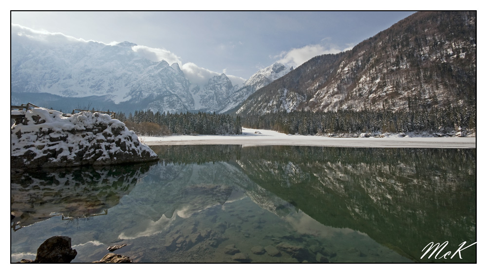 Lago inferiore di Fusine.