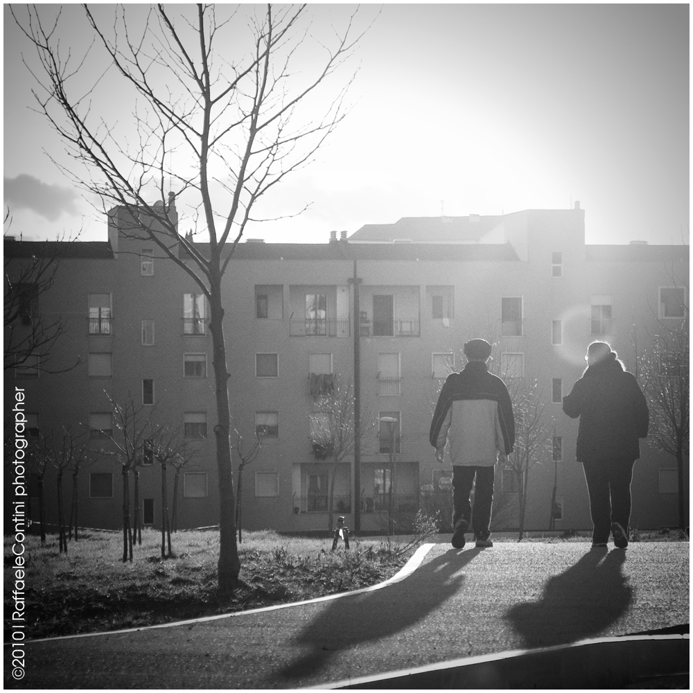 Passeggiando al tramonto