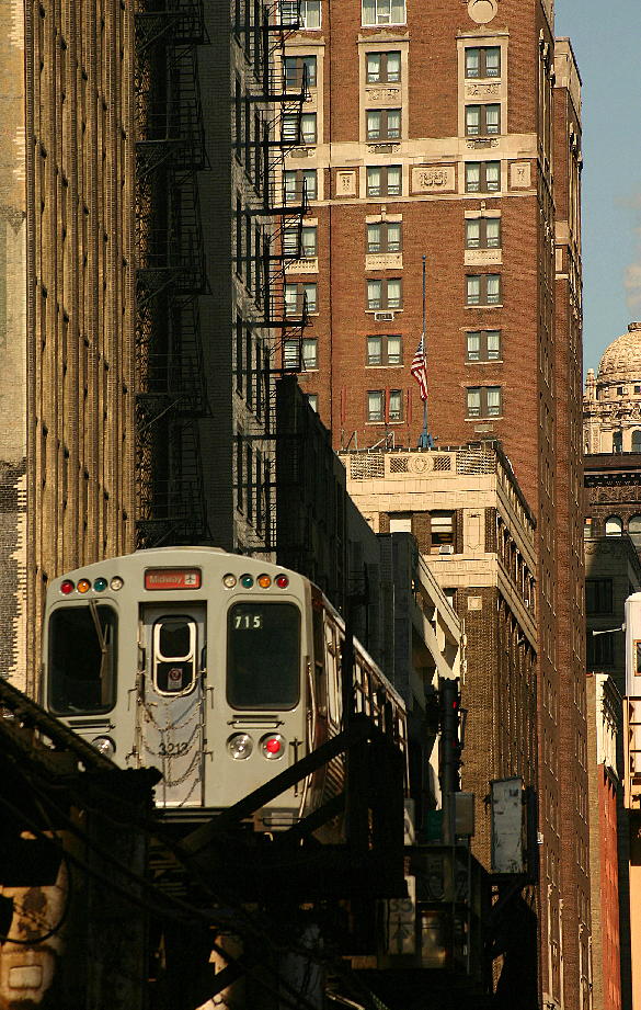 Chicago, la Metra in Wabash St