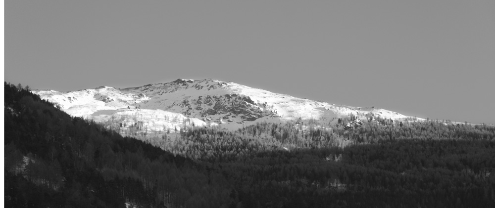 da doppia esposizione a bianco e nero