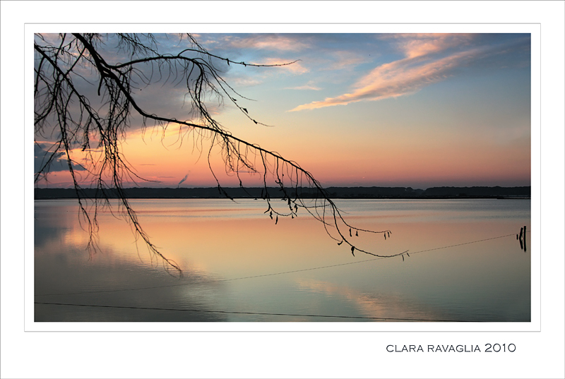 Il palcoscenico della sera...