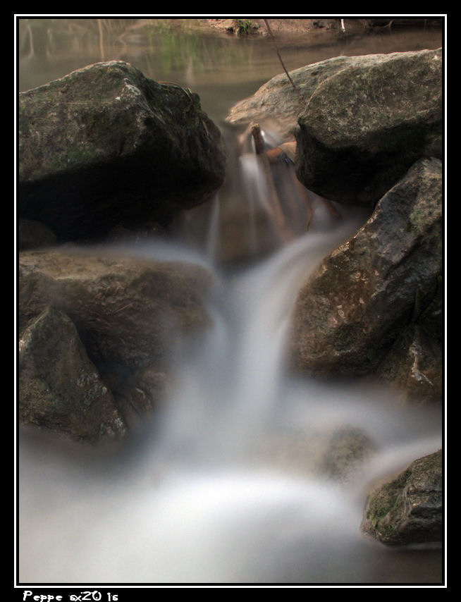una piccola cascata...