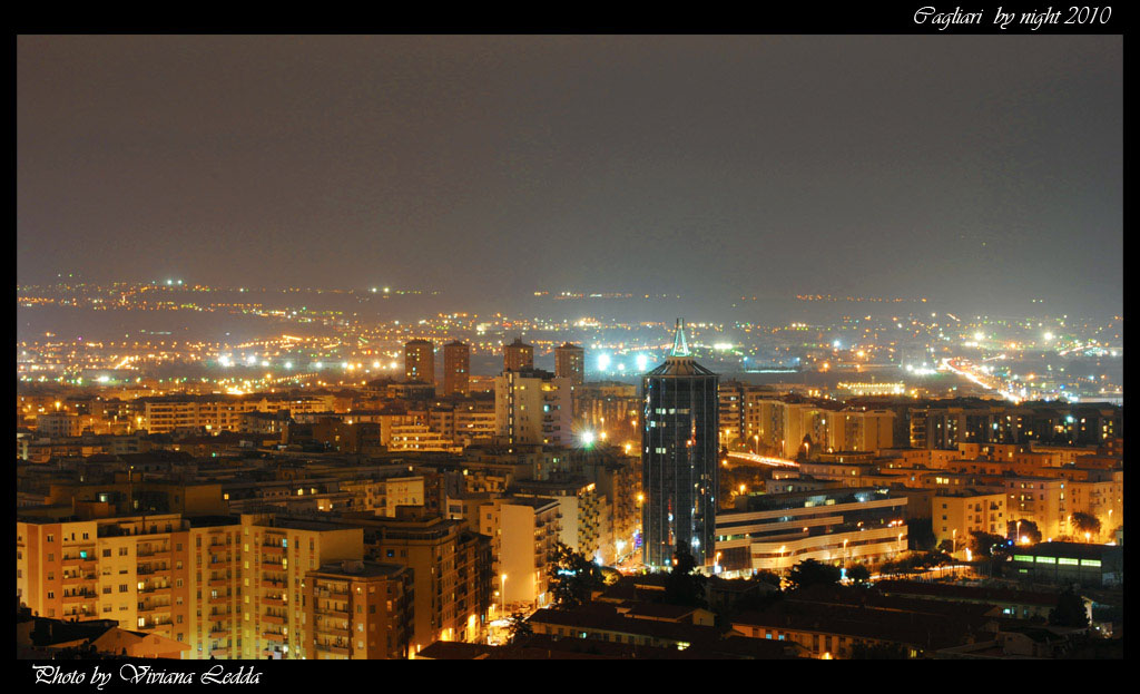 Cagliari by night..
