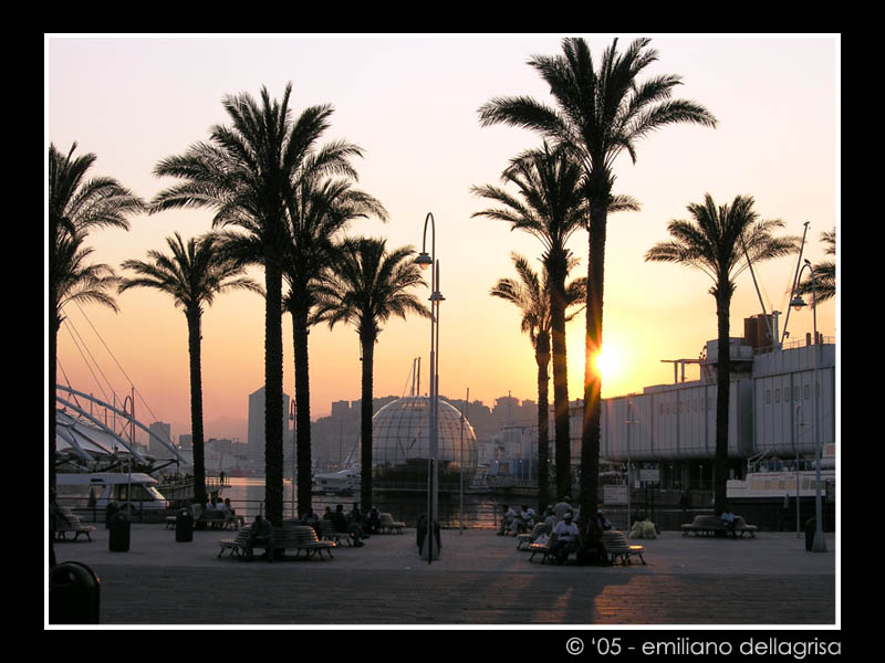 Tramonto al Porto Antico