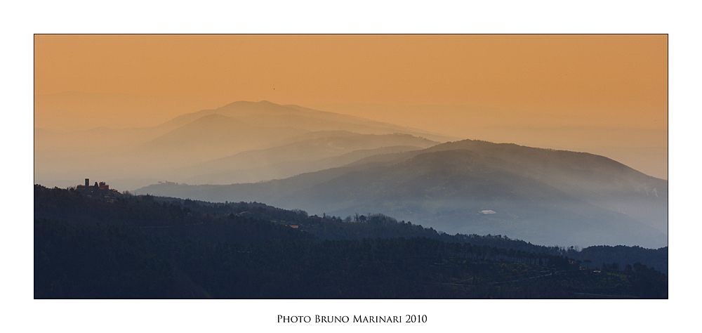 Foschia all'orizzonte