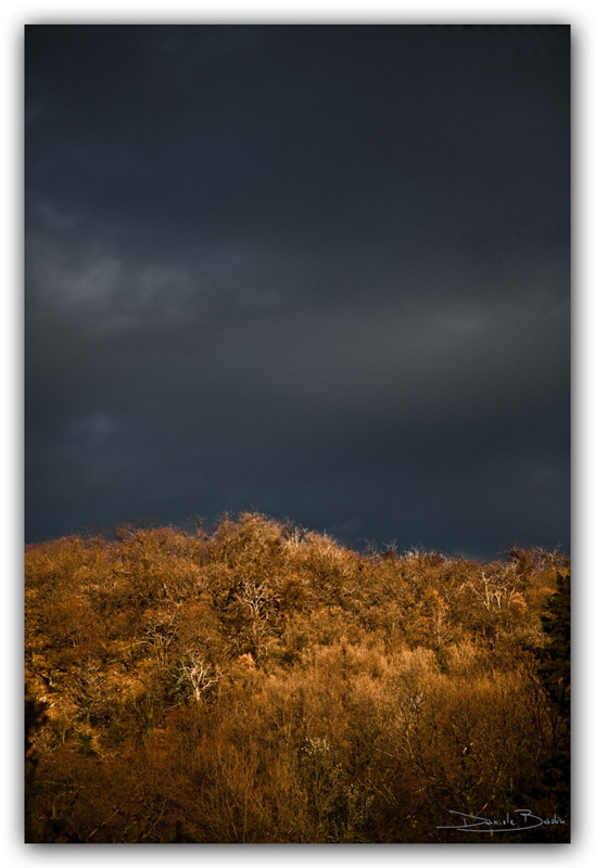 gialo e blu...prima del temporale