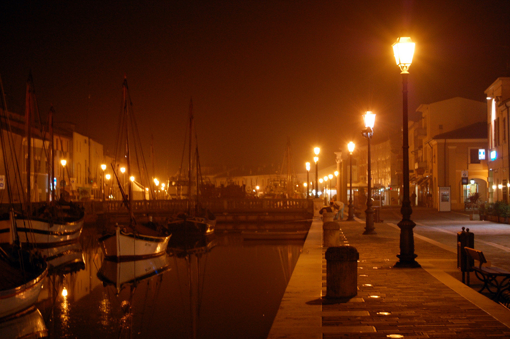 Porto canale, scorcio [Cesenatico]