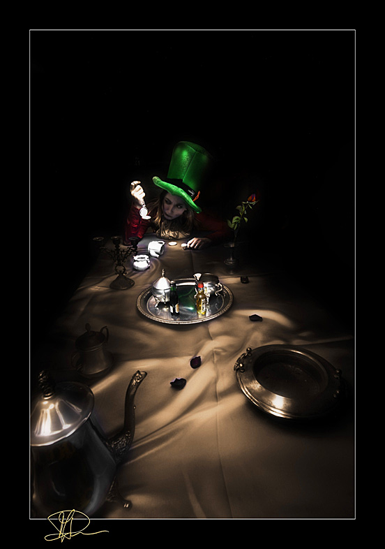 She, impatient mad hatter