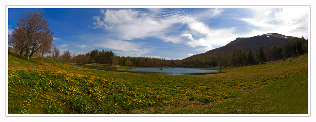 veduta del lago Ventasso (RE)