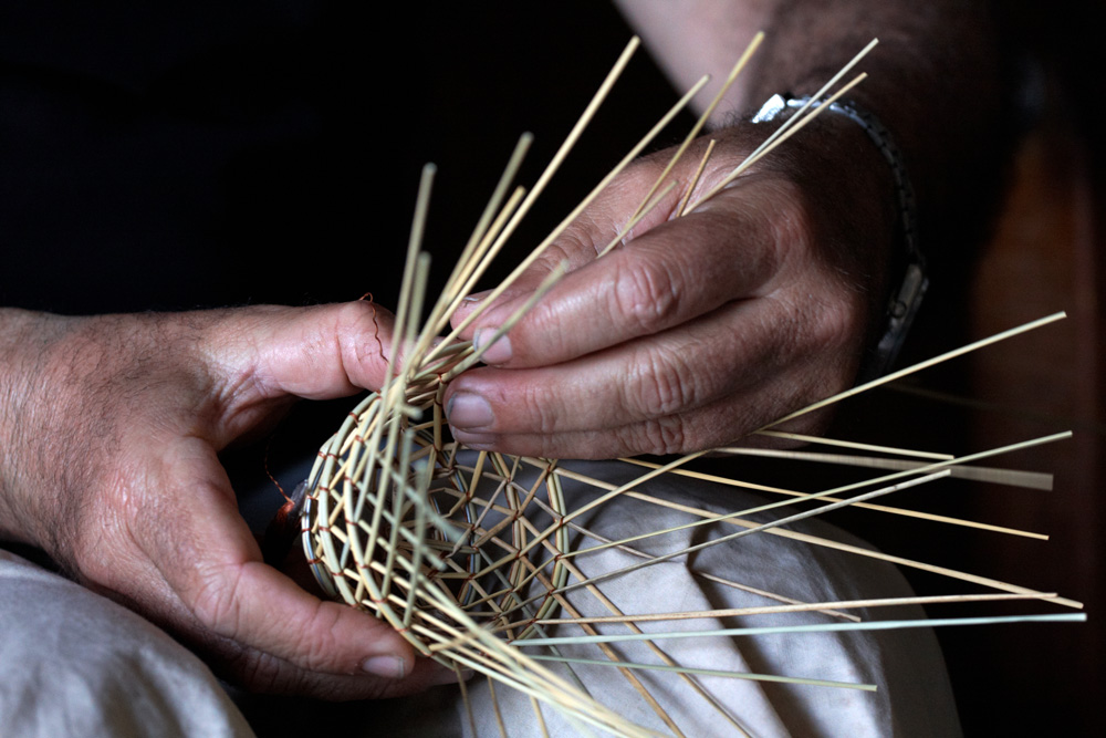 la nassa tra le mani