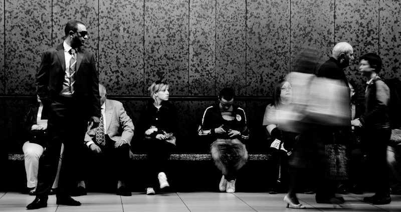 In attesa della metro