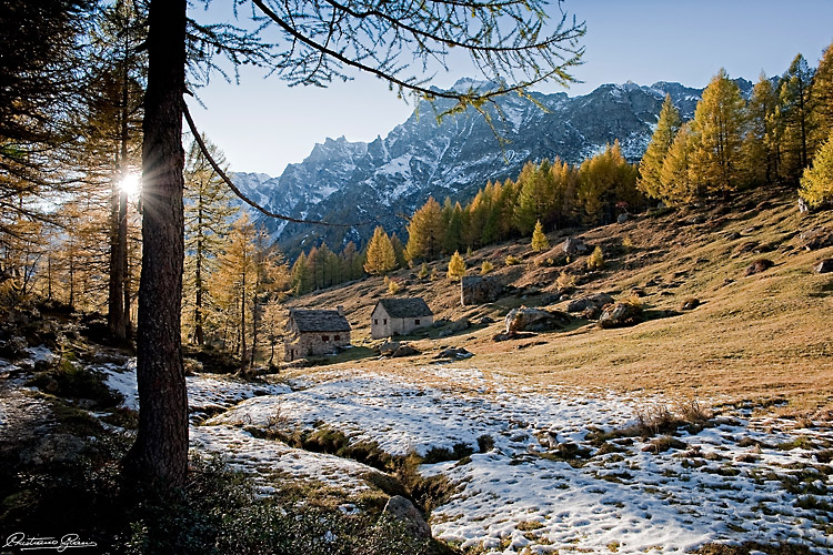 Controluce all'Alpe Devero