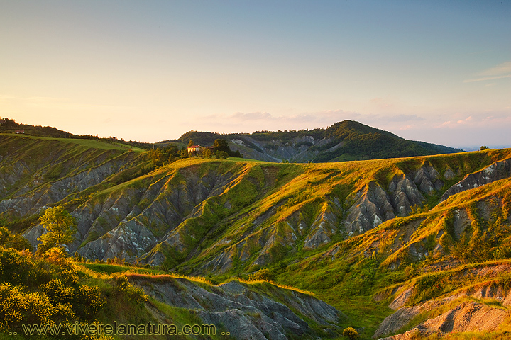 Calanchi al tramonto